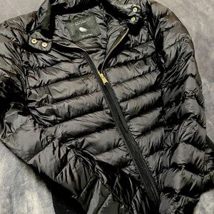 Zara down filled jacket black